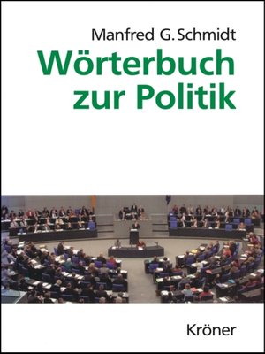 cover image of Wörterbuch zur Politik